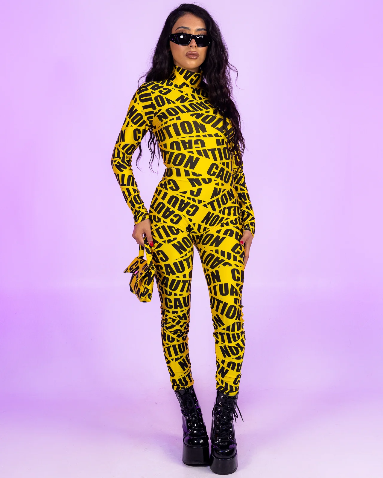 3pc Caution Catsuit - Image 3