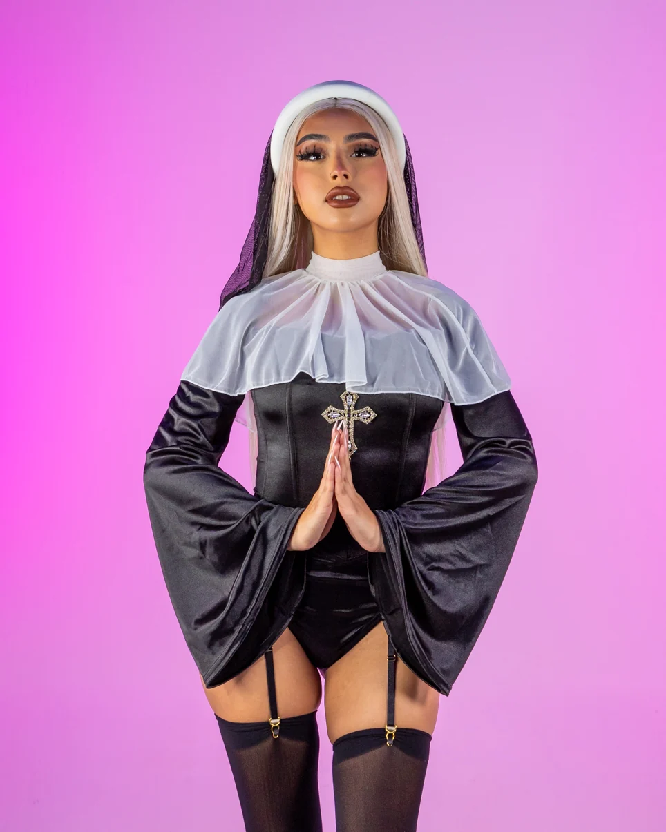 4pc Best Behavior Nun Costume - Image 2