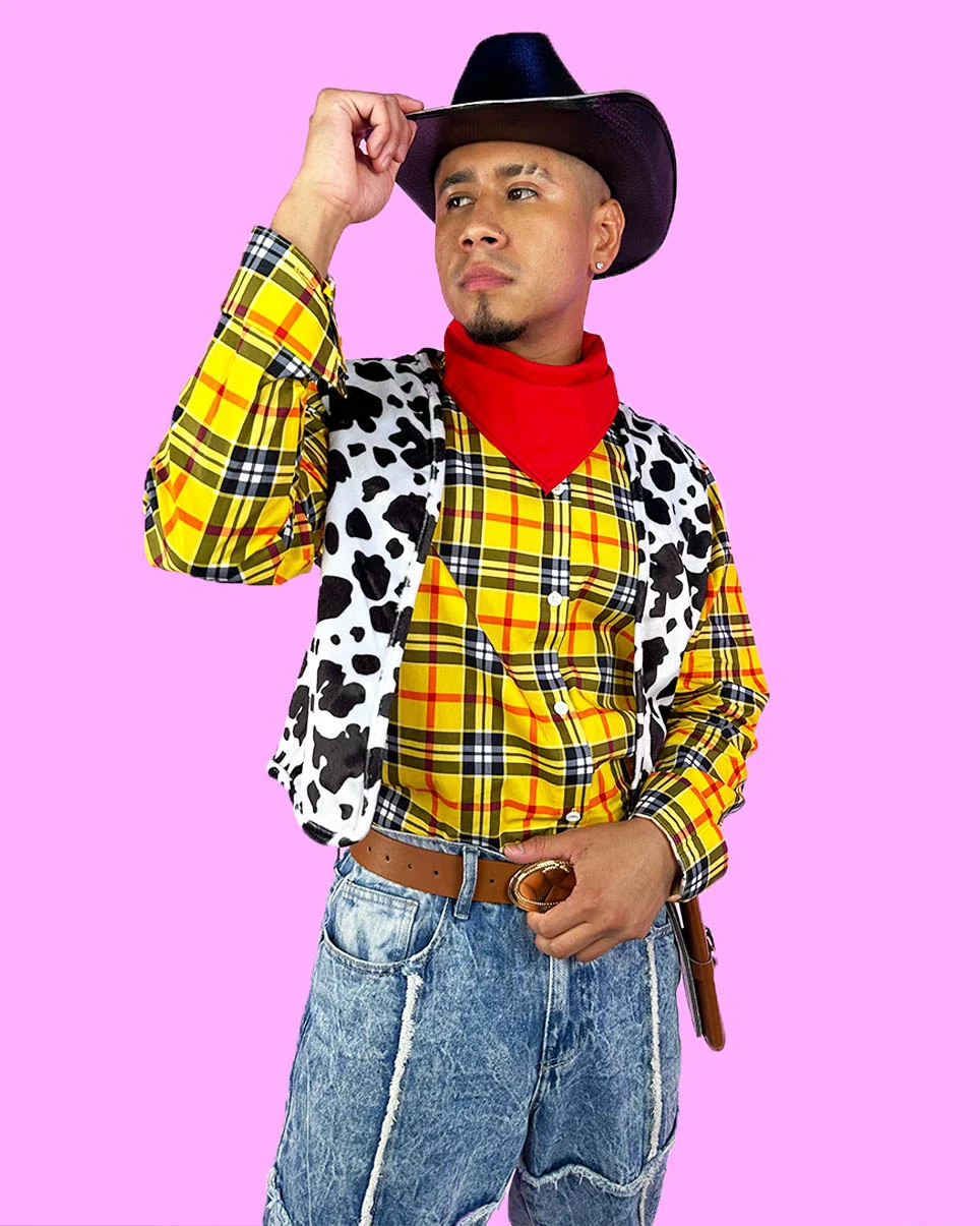 4pc Men's Cowboy Story Costume - Image 2