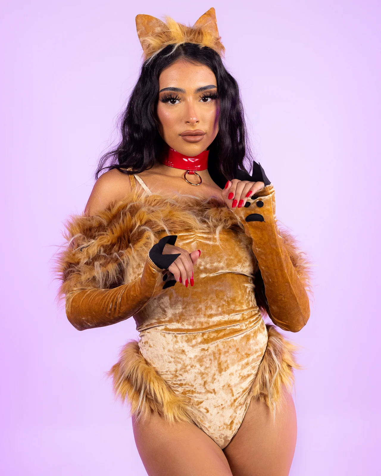 4pc Scaredy Lion Costume - Image 3