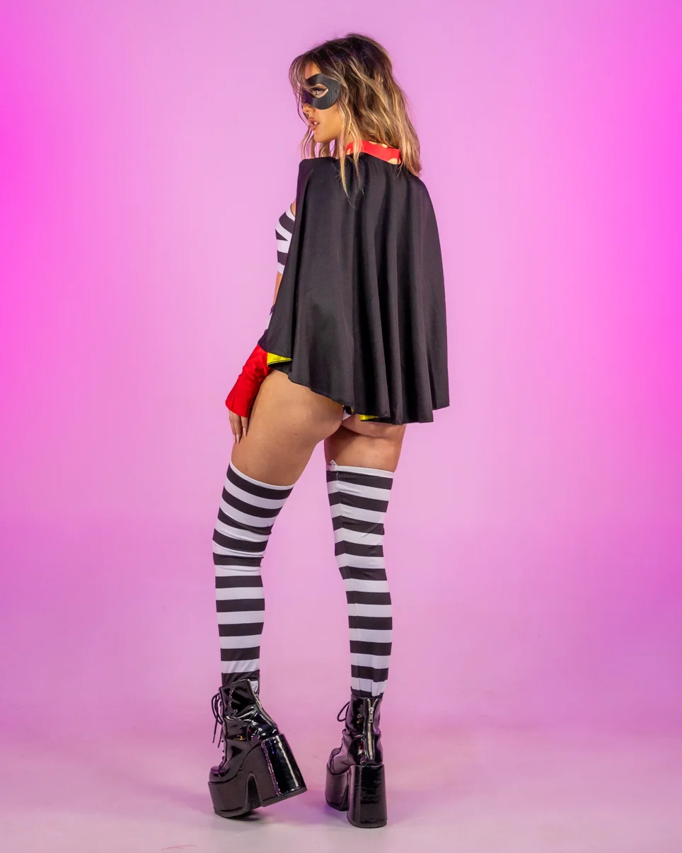 6pc Burger Bandit Costume - Image 4