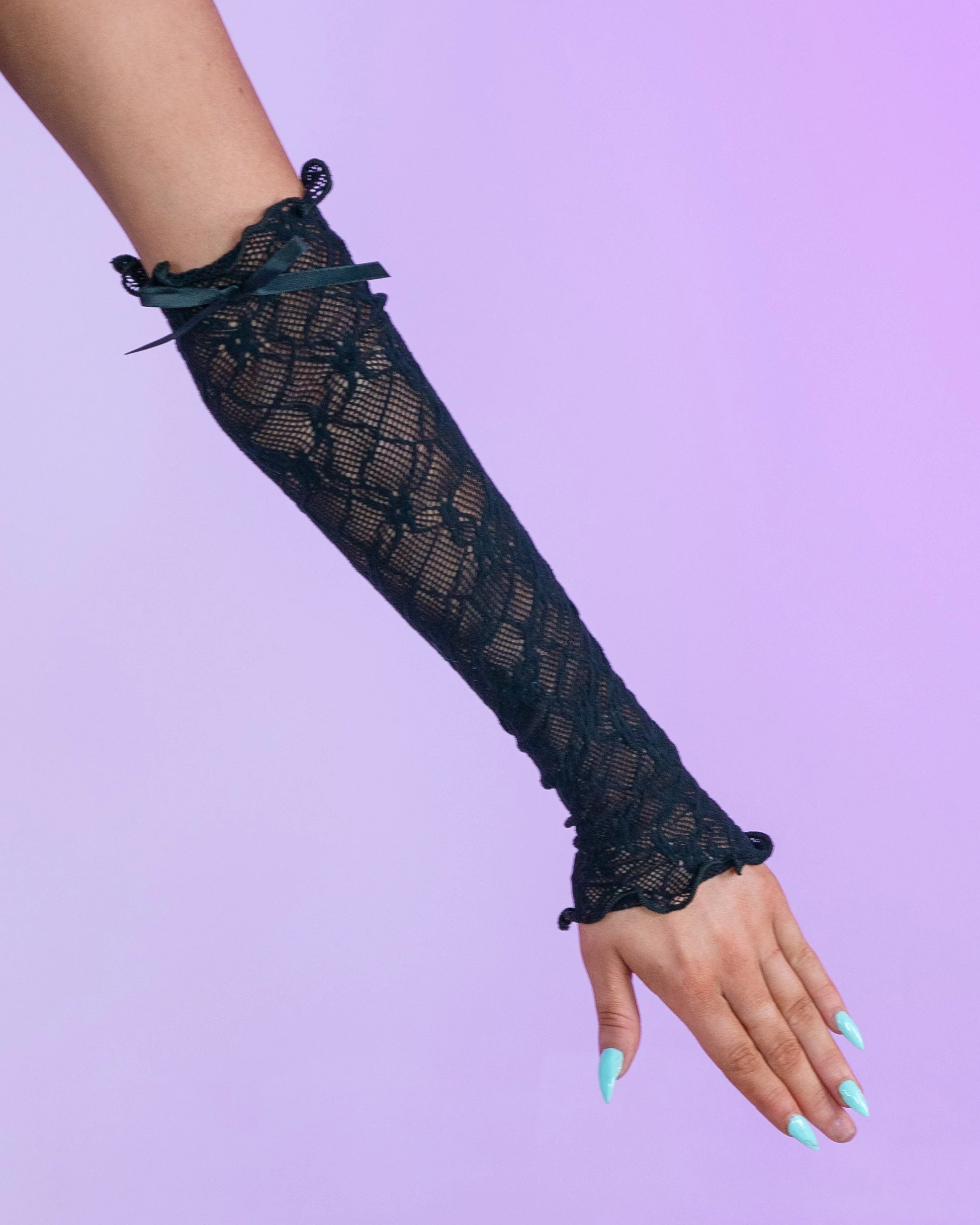 All In Lace Elbow Gloves (Pair) - Image 4