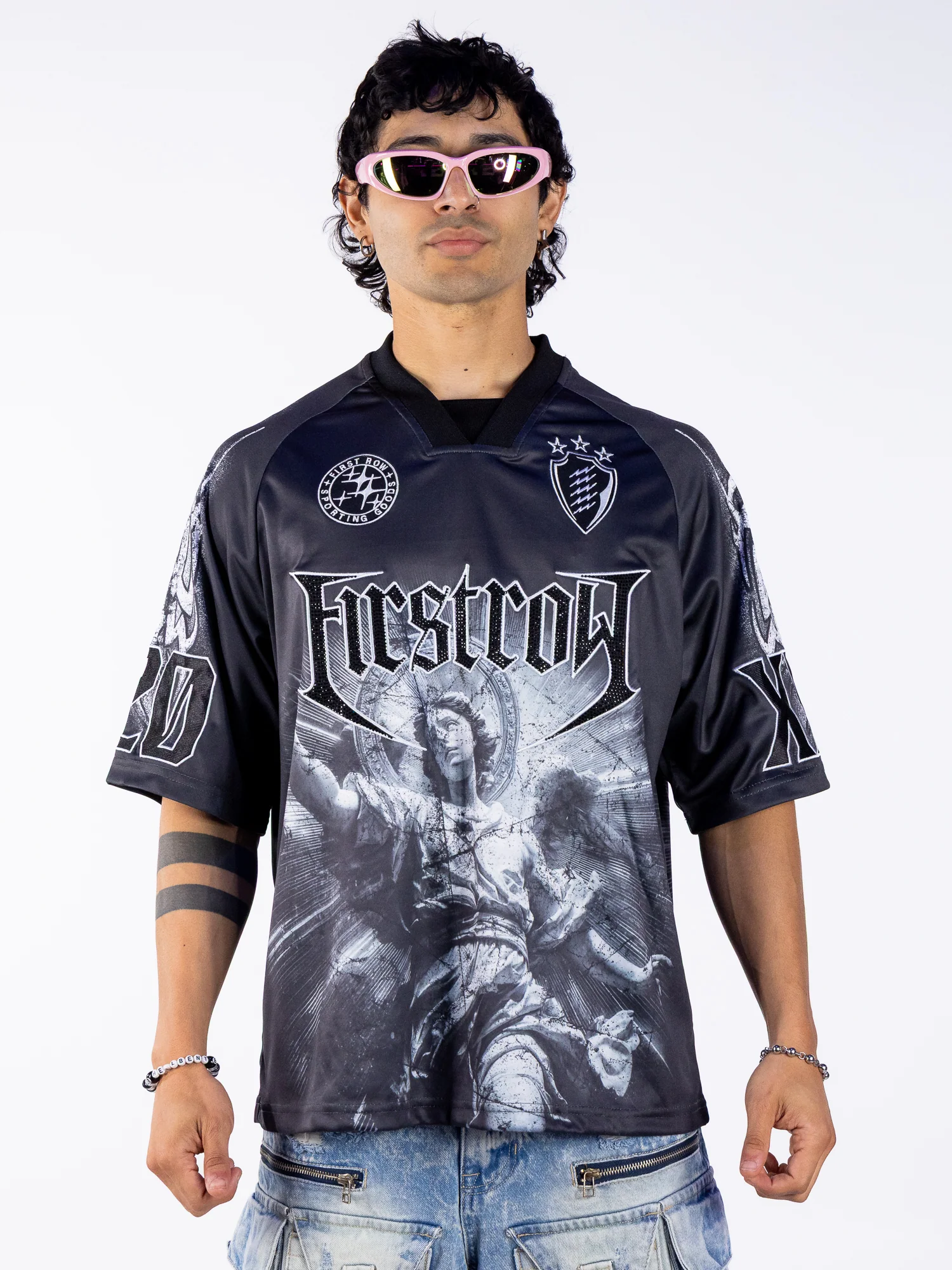 Always Blessed Men's Black Soccer Jersey