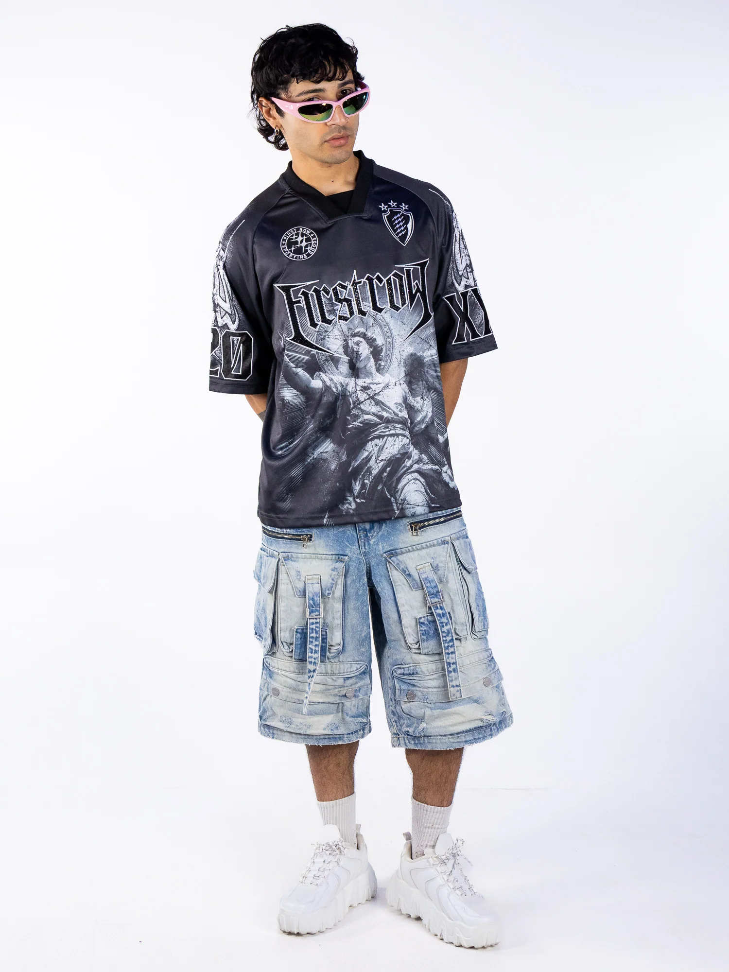 Always Blessed Men's Black Soccer Jersey - Image 2