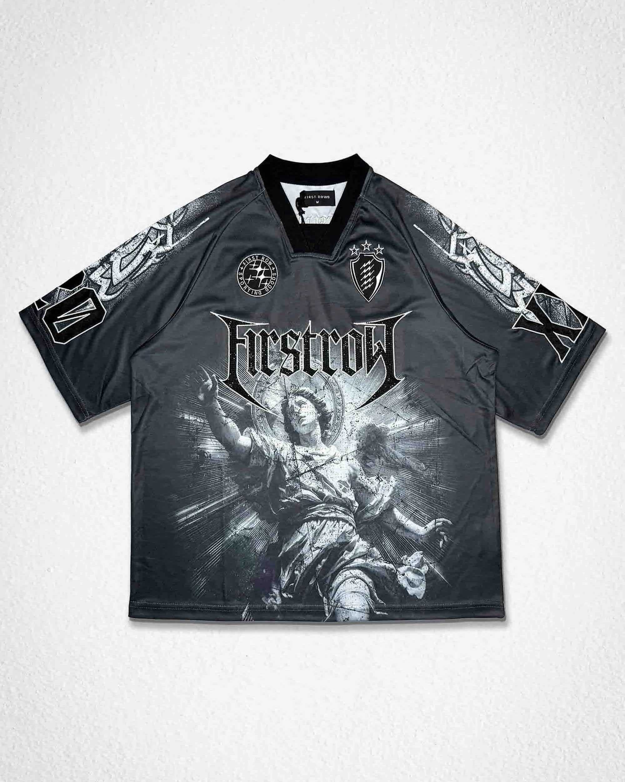 Always Blessed Men's Black Soccer Jersey - Image 8