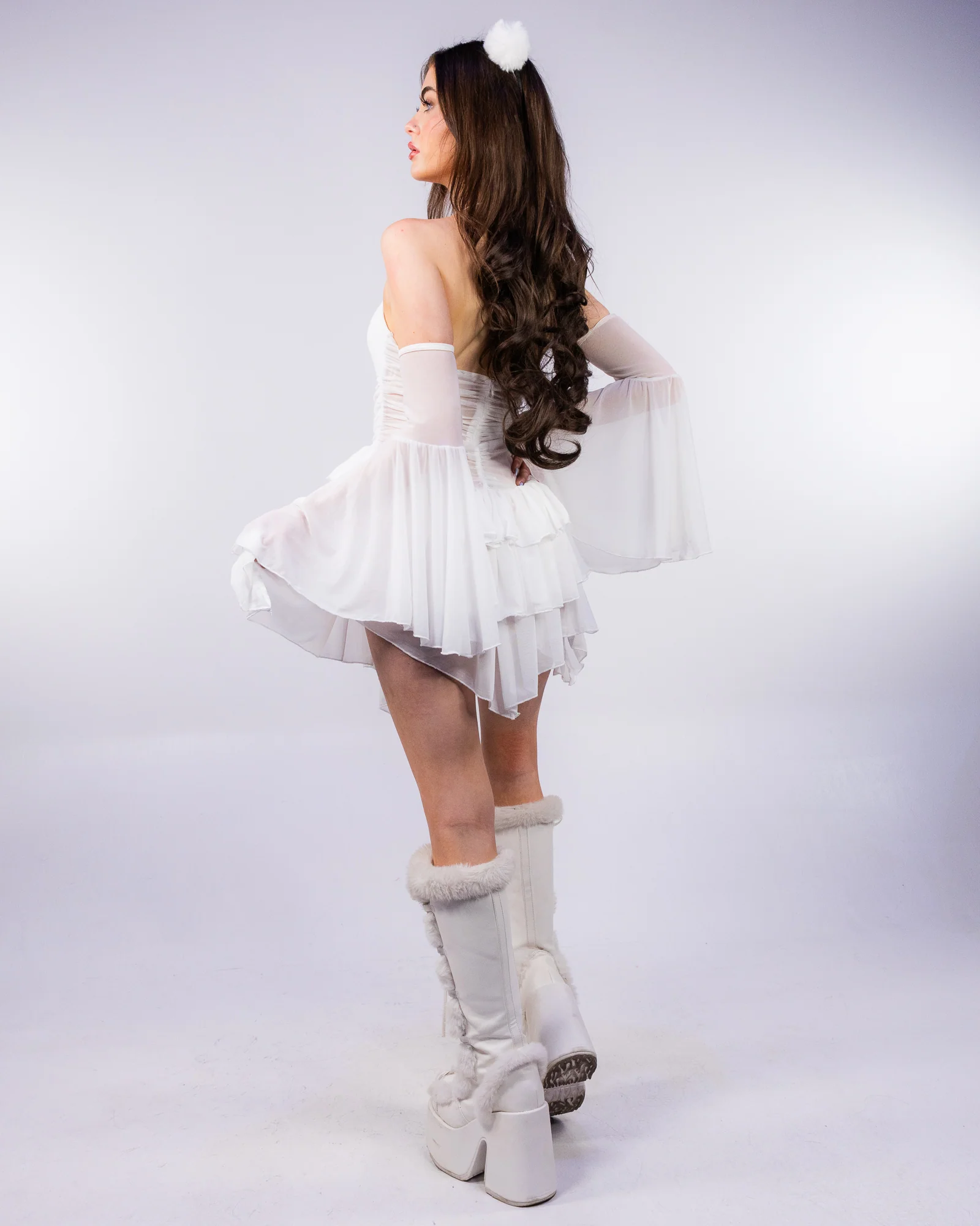 Awe Struck Women's White Dress - Image 6