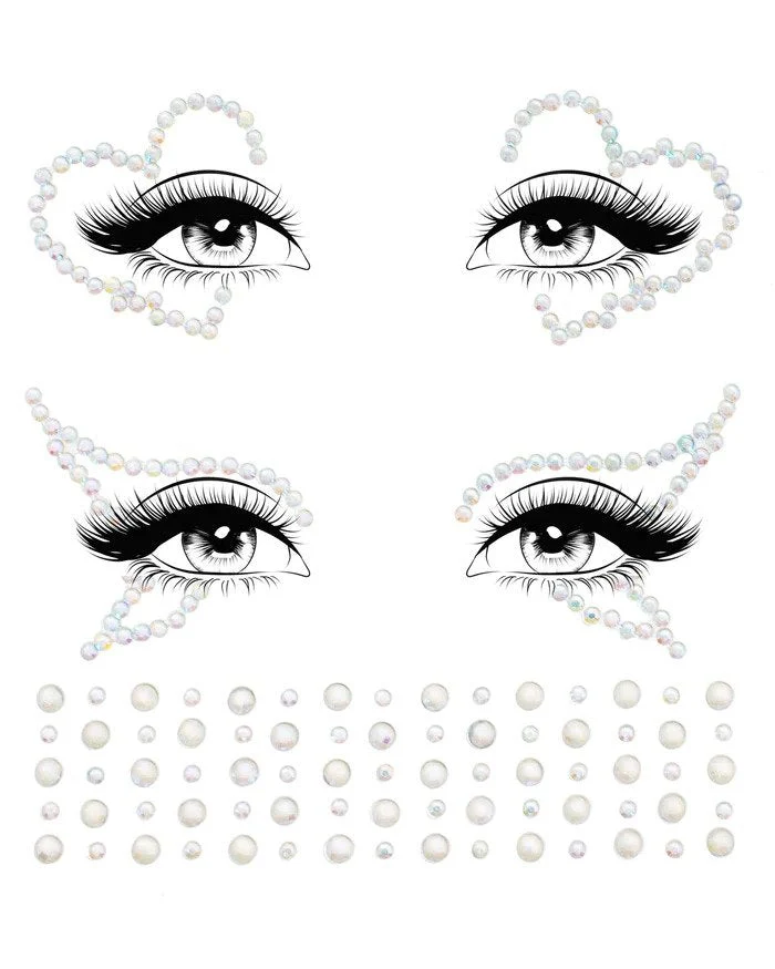 Ayla Glow In The Dark Face Jewels - Image 4