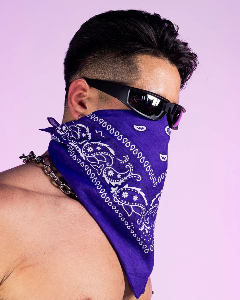 Basic Paisley Unisex Face Bandanna Mask - Image 4