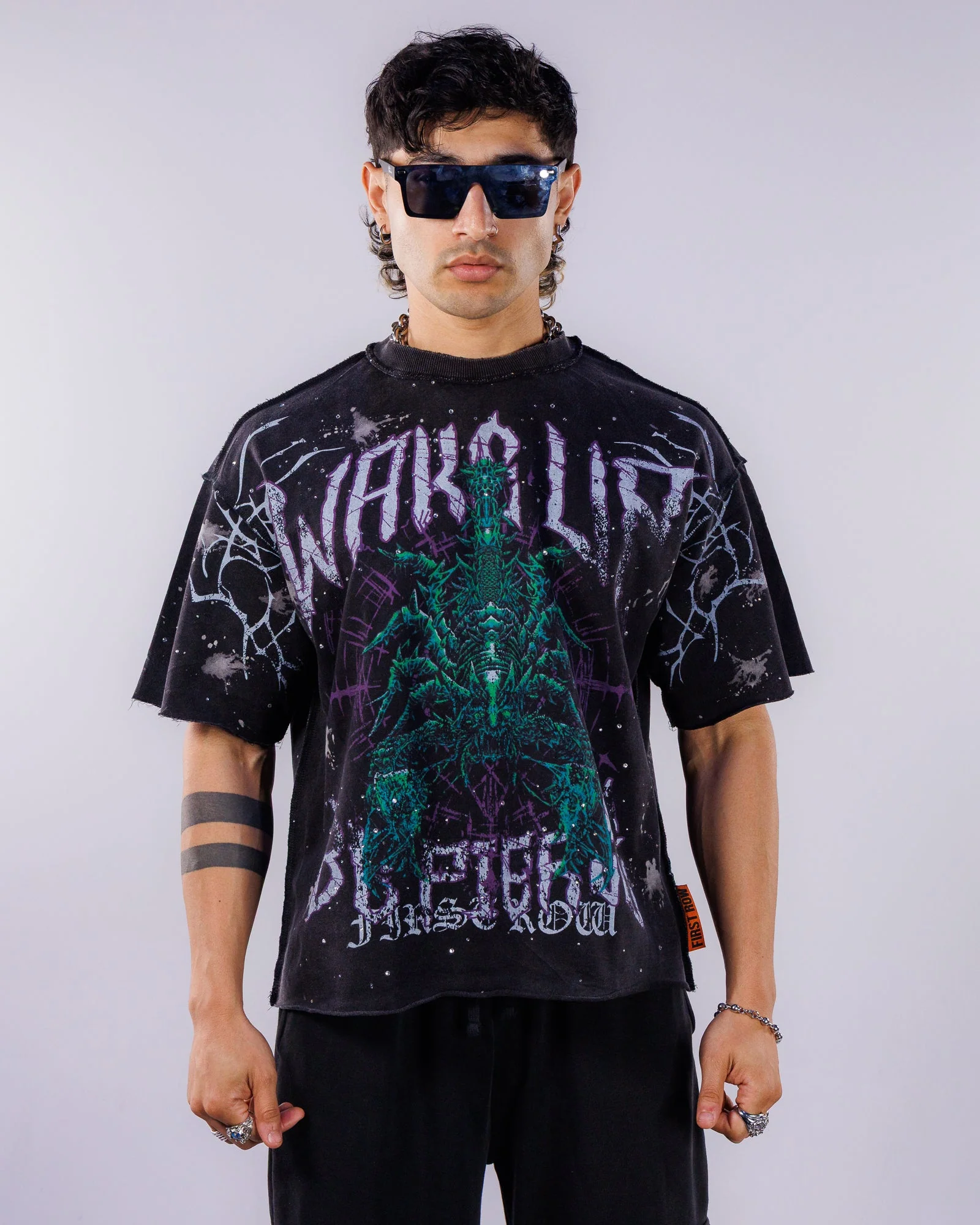Be Fierce Scorpion Men's Black Tee - Image 3