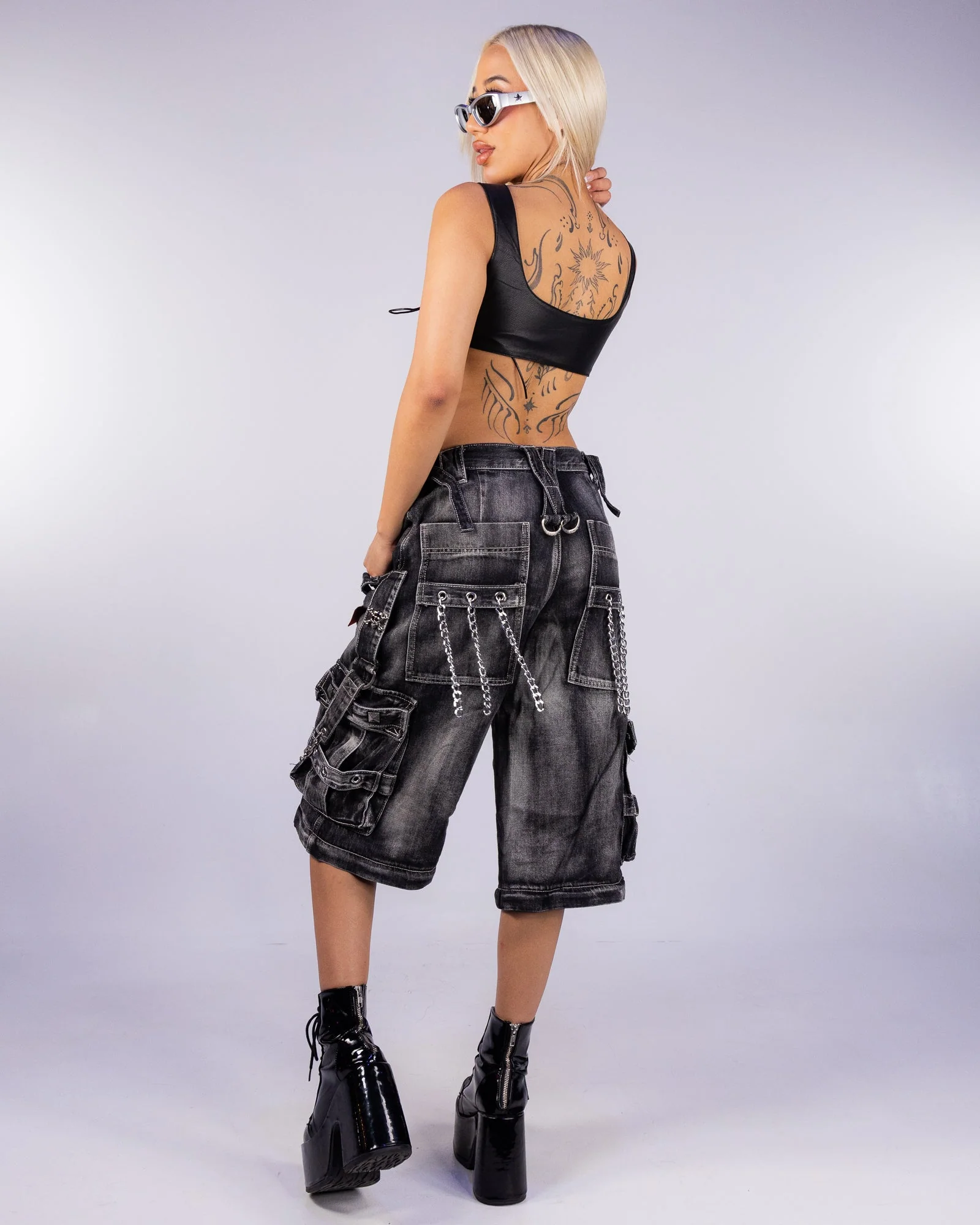 Black Devotion Women's Lace-Up Bralette Top - Image 8