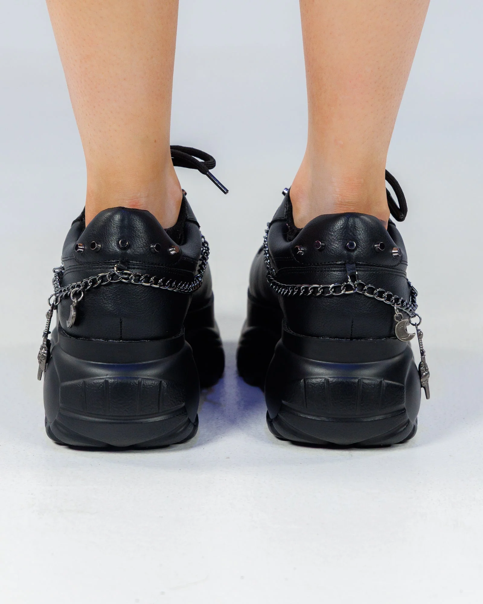Black Dynamite Women's Chain Platform Sneakers - Image 3