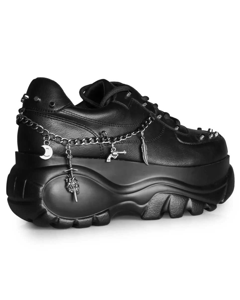 Black Dynamite Women's Chain Platform Sneakers - Image 6