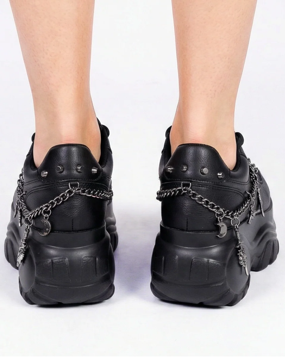 Black Dynamite Women's Chain Platform Sneakers - Image 9