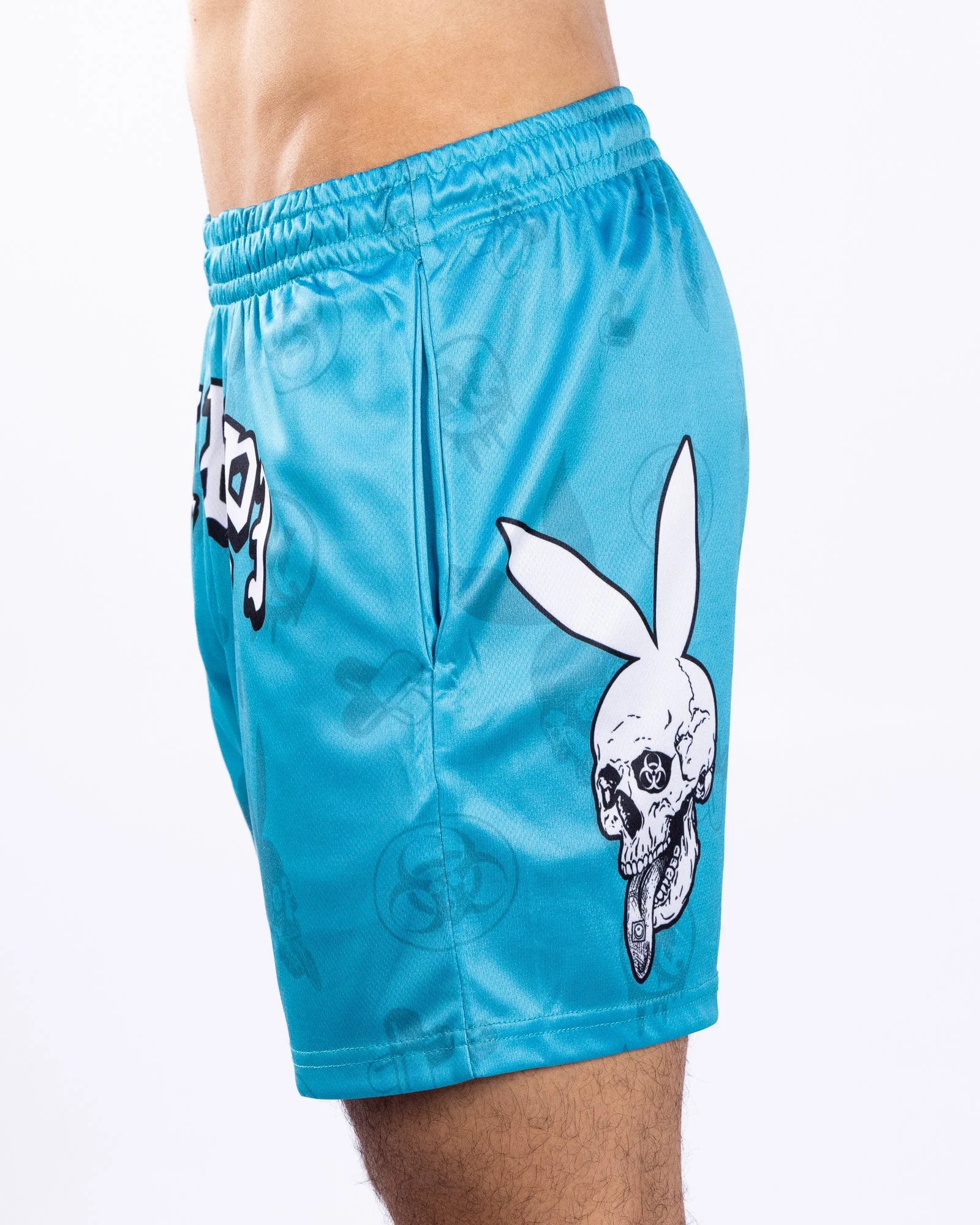 Blue Rave Papi Men's Short - Image 4
