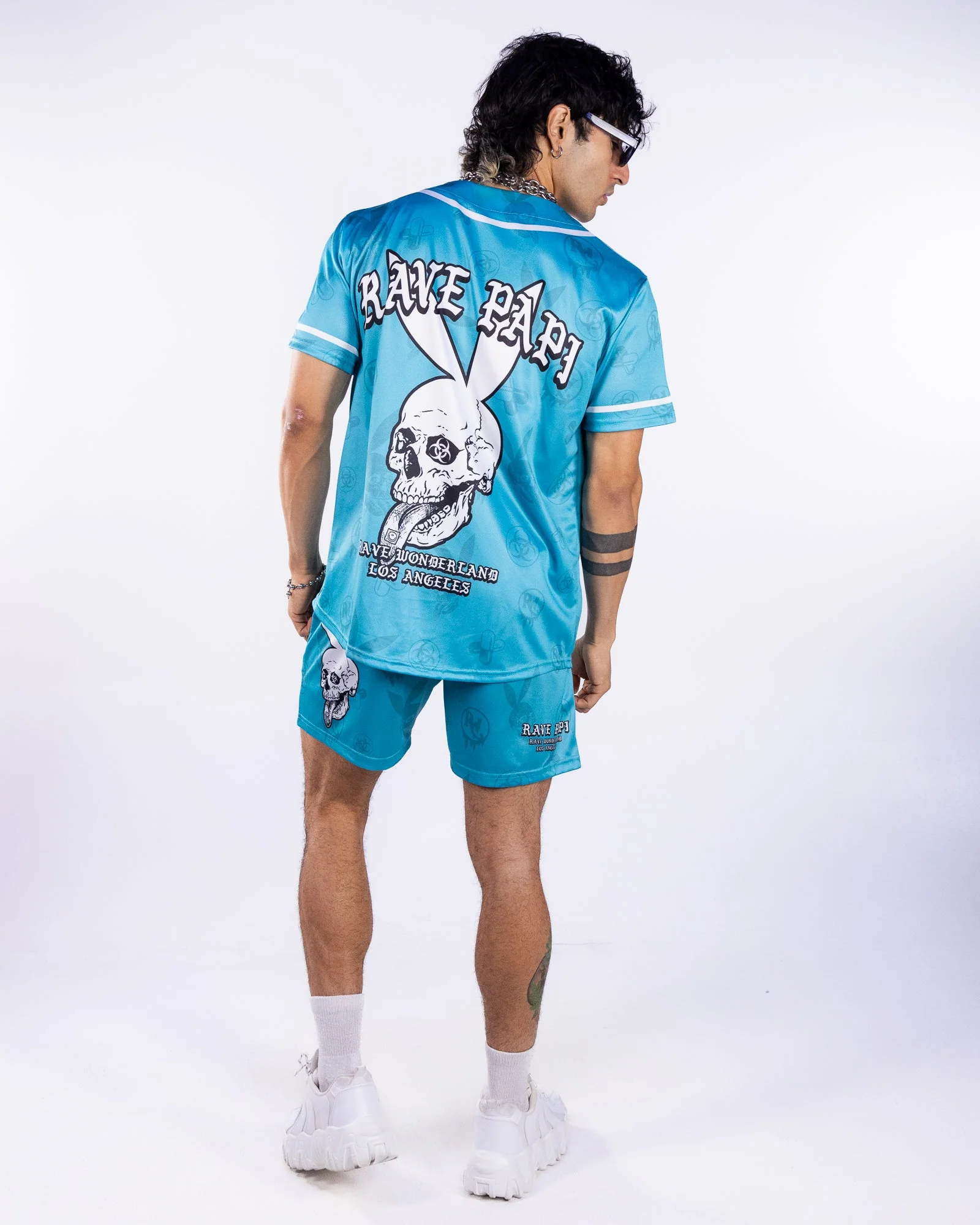 Blue Rave Papi Men's Short - Image 8