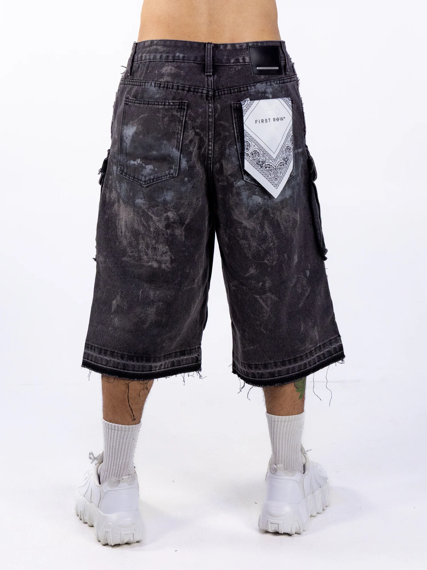 Black Stone Men's Denim Cargo Jort - Image 4