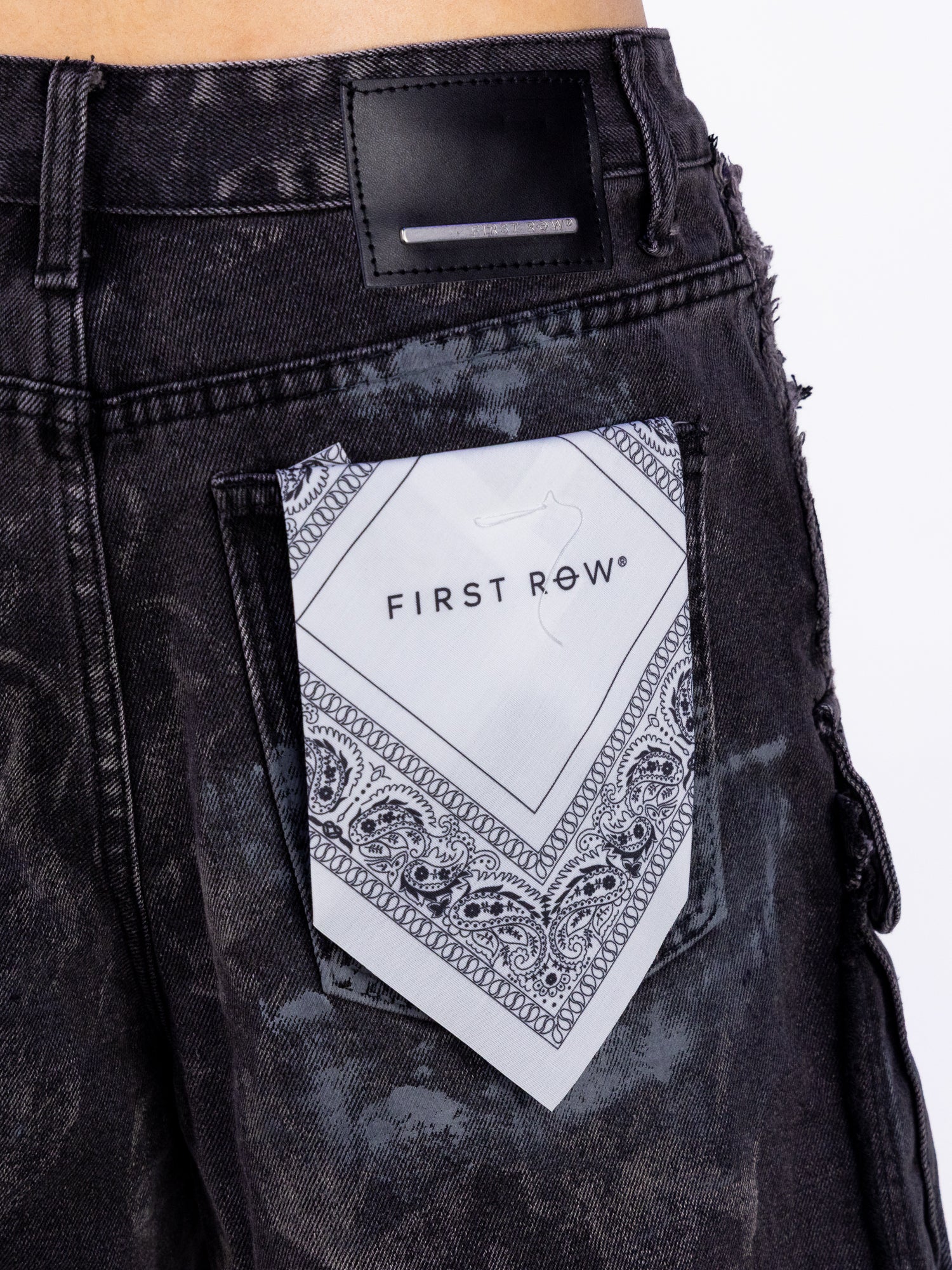 Black Stone Men's Denim Cargo Jort - Image 5