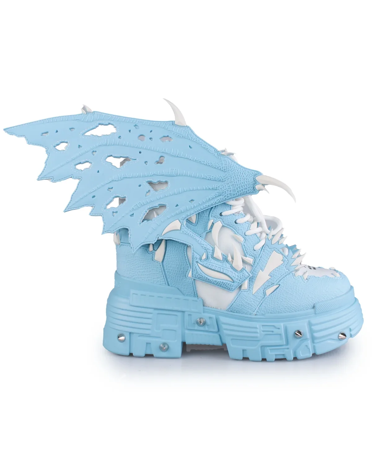 Blue Apple Women's Dragon Wedge Sneakers - Image 5