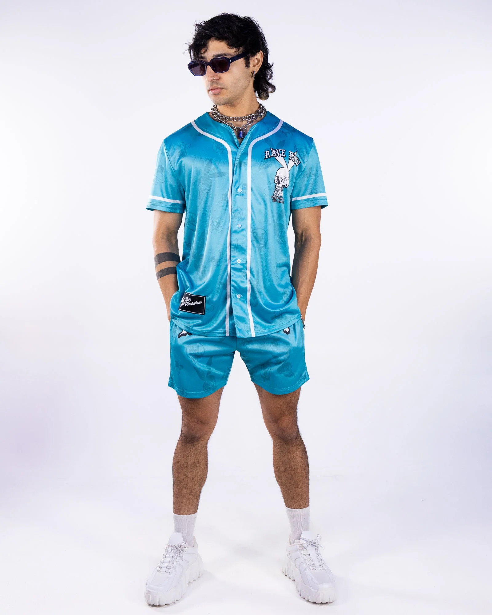 Blue Rave Papi Men's Jersey - Image 3