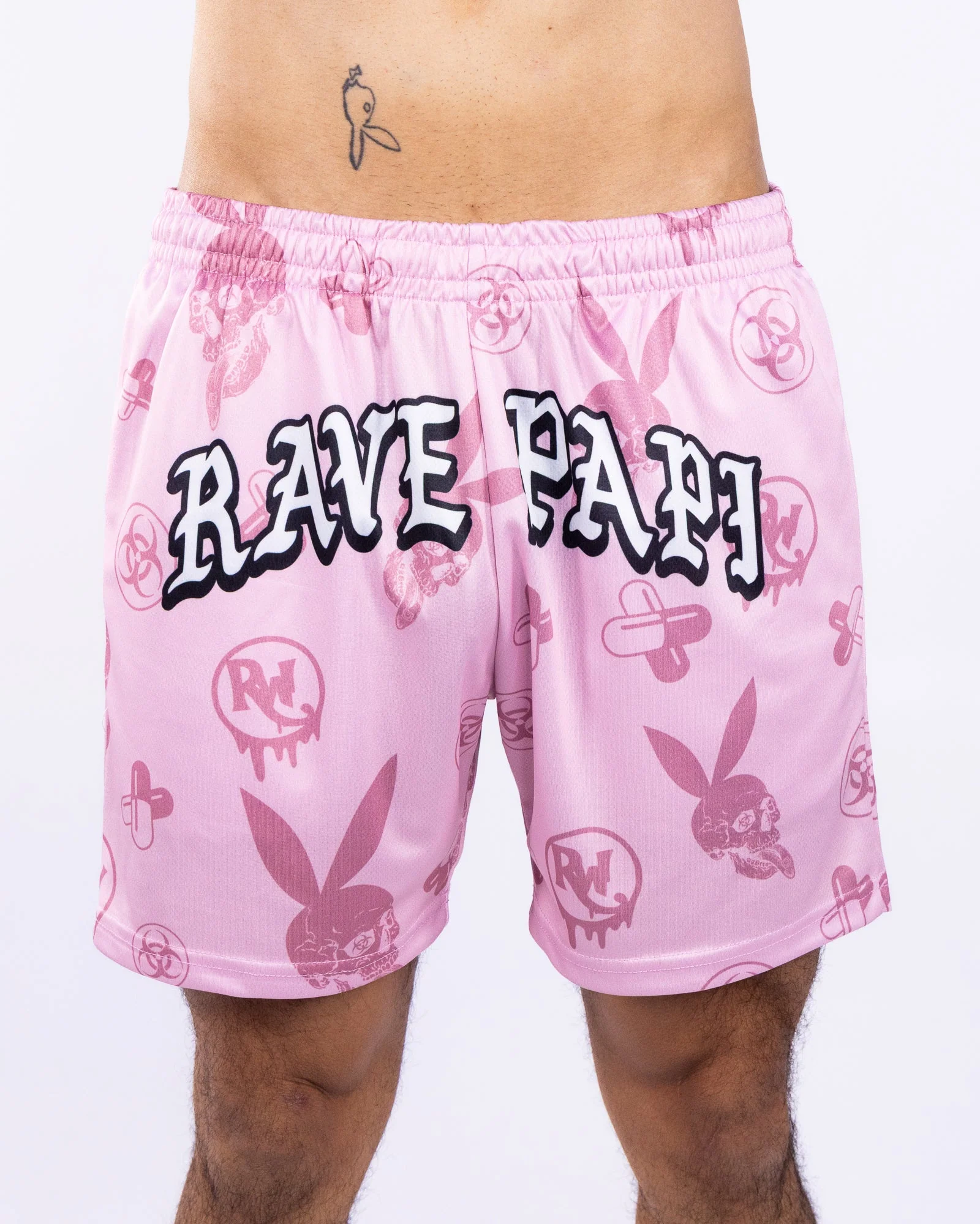 Pink Rave Papi Men's Shorts - Image 3