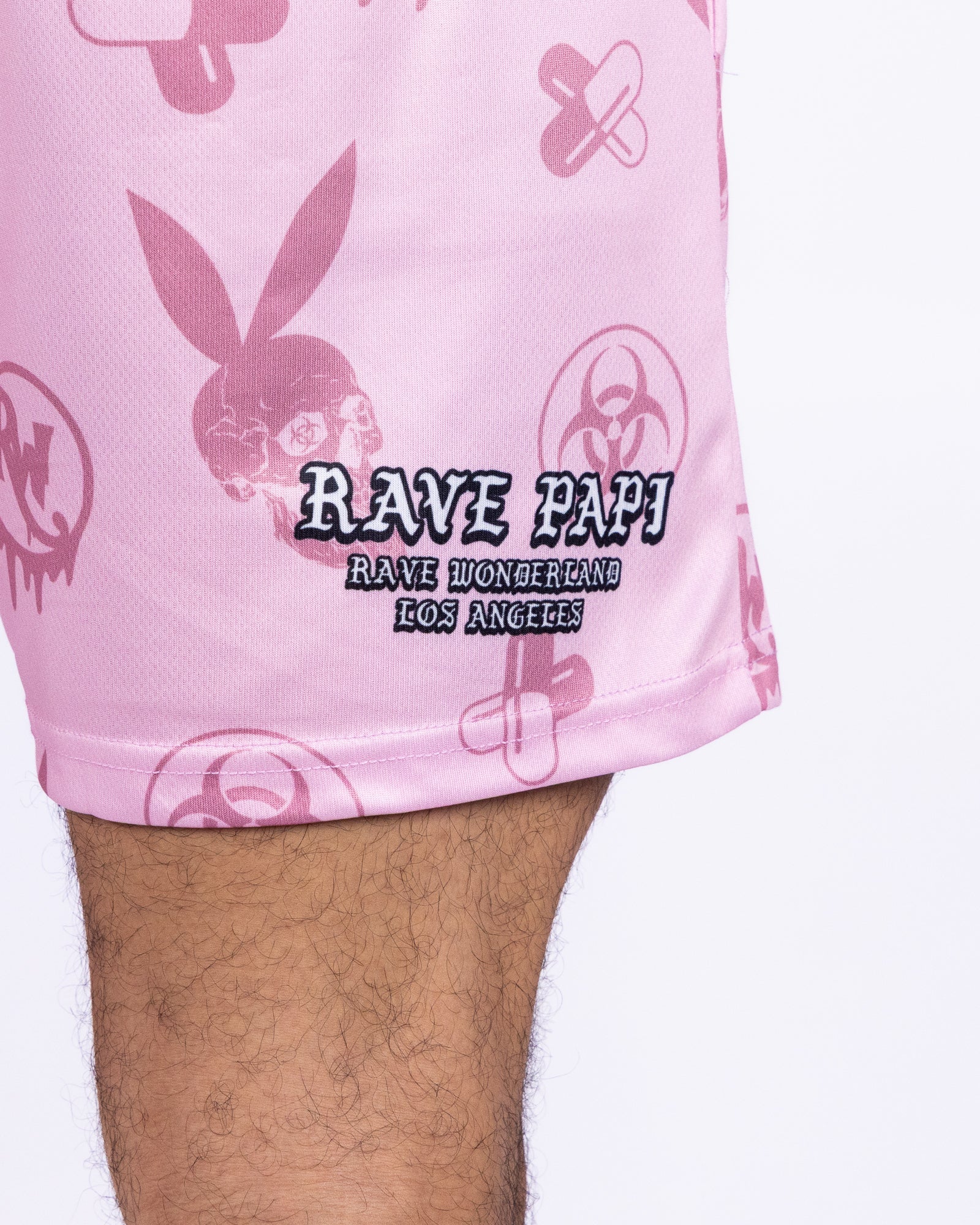 Pink Rave Papi Men's Shorts - Image 6
