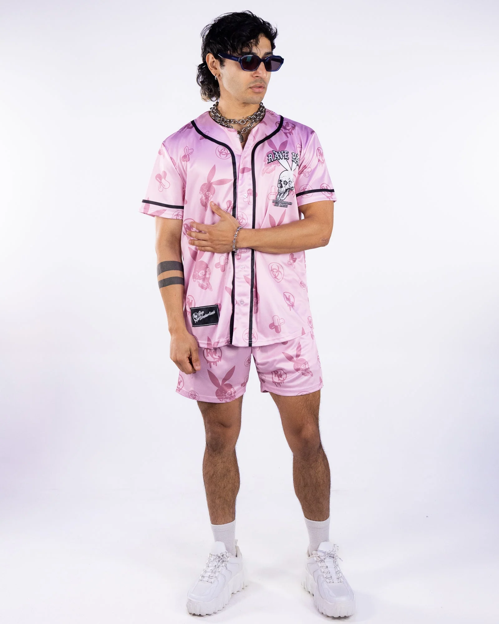 Pink Rave Papi Men's Shorts - Image 7