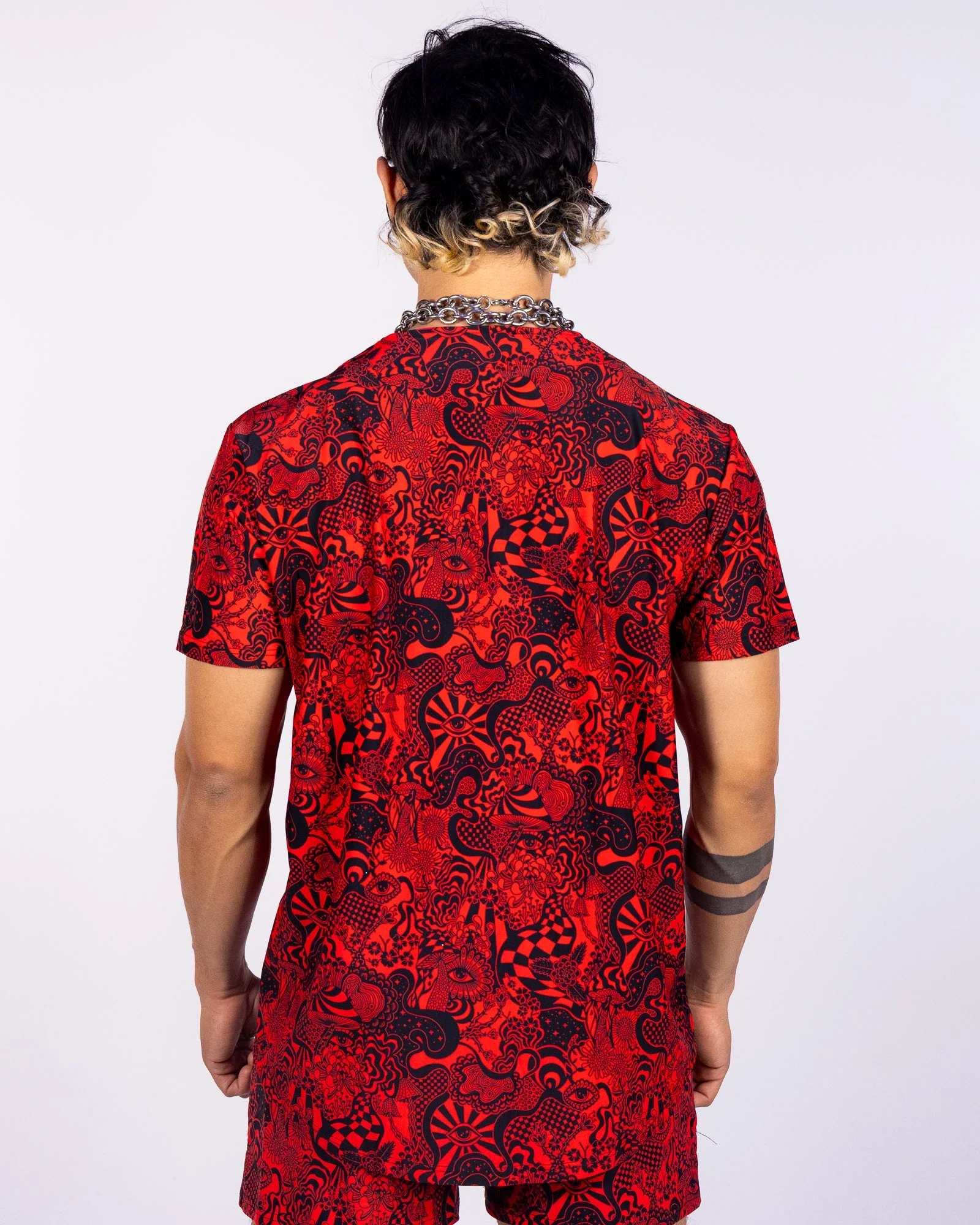 Crimson Zenith Unisex Jersey - Image 5