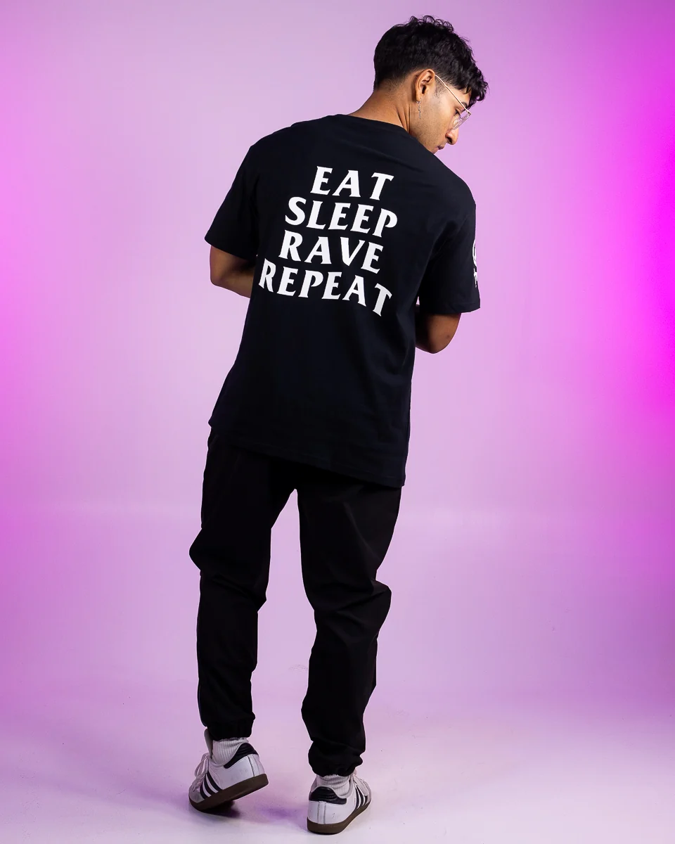 Eat Sleep Rave Repeat Men's T-Shirt - Image 6