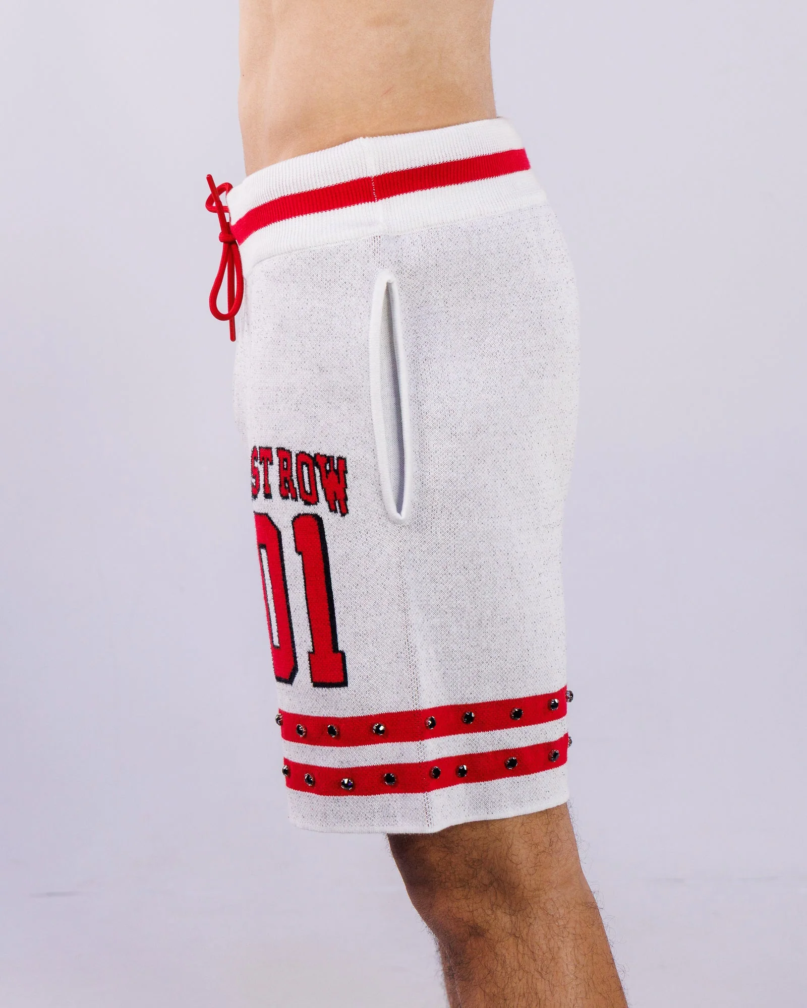 Faith Dealer Men's Gray Sweater Shorts - Image 4