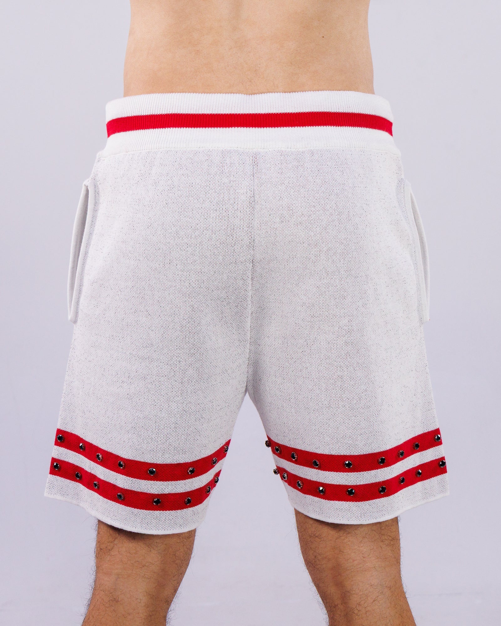 Faith Dealer Men's Gray Sweater Shorts - Image 5