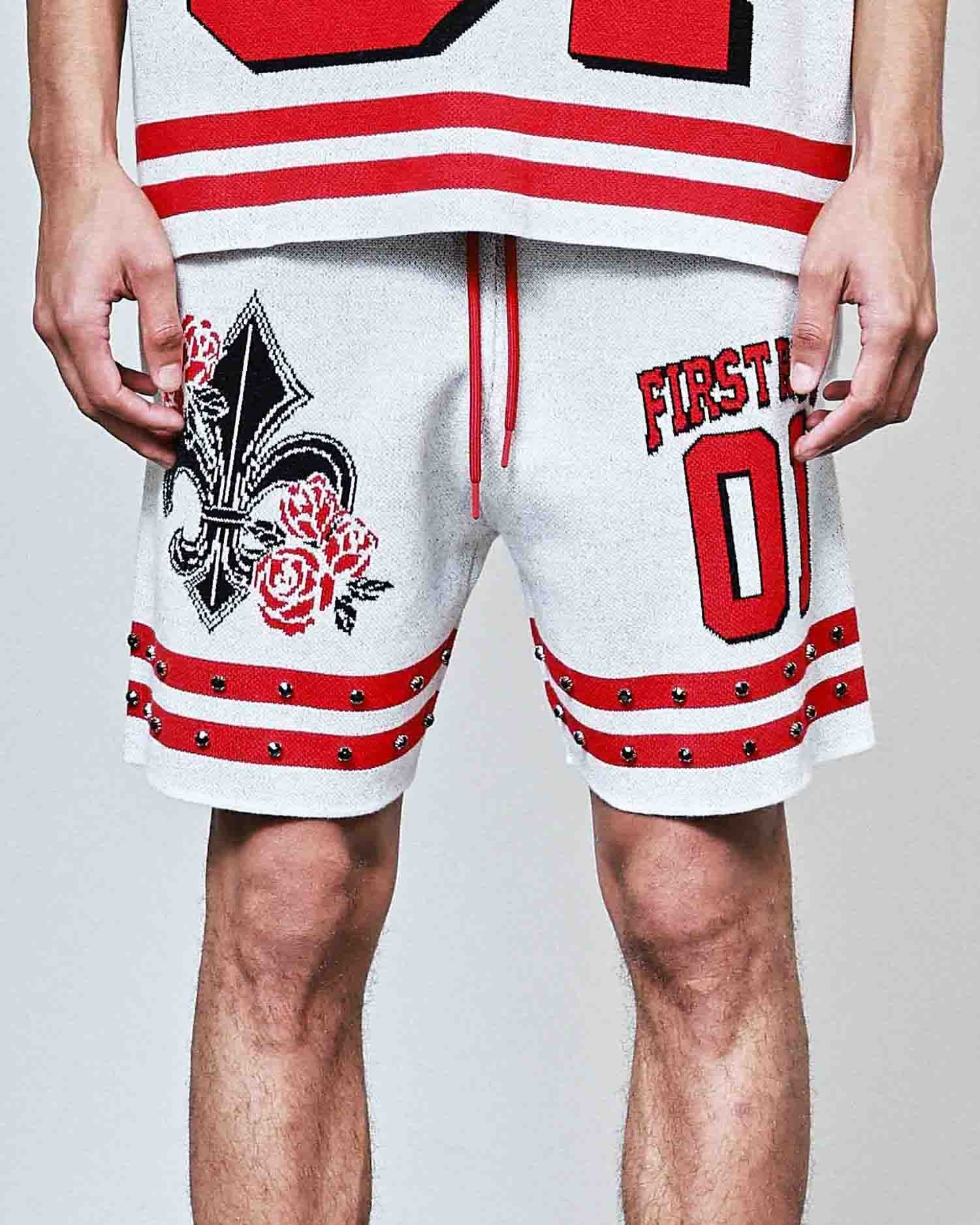 Faith Dealer Men's Gray Sweater Shorts - Image 8