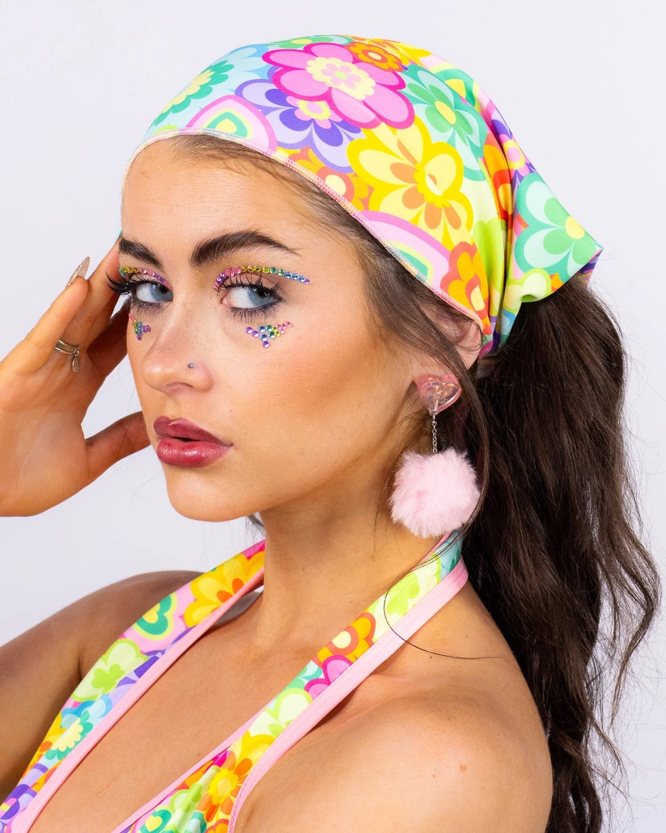 Flower Power Unisex Bandana - Image 3