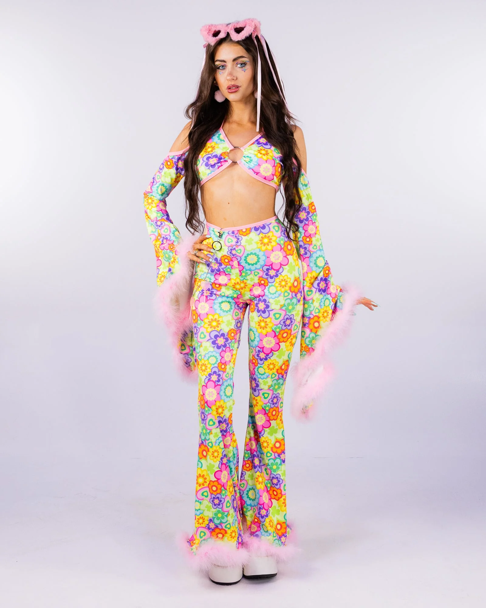 Flower Power Women's Bell Bottoms - Image 6