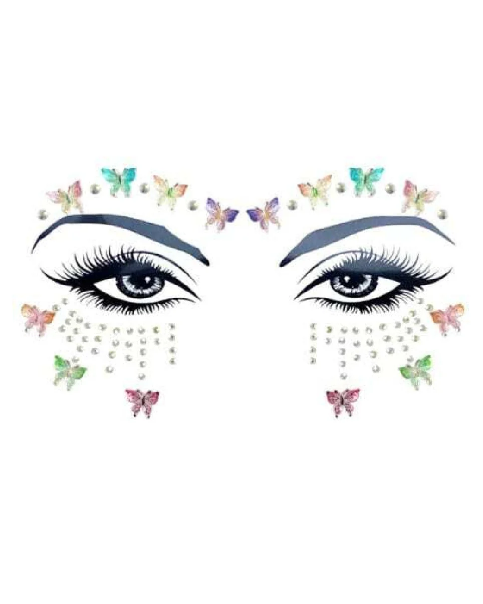Flutura Butterfly Face Jewels - Image 4