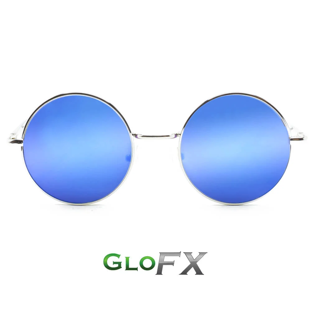 GloFX Imagine Diffraction Glasses Blue Mirror - Image 3