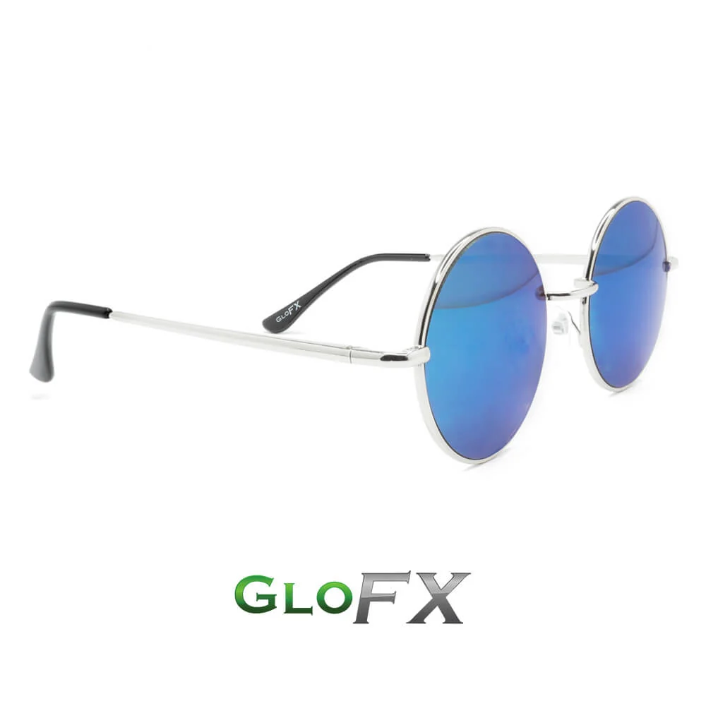 GloFX Imagine Diffraction Glasses Blue Mirror - Image 4