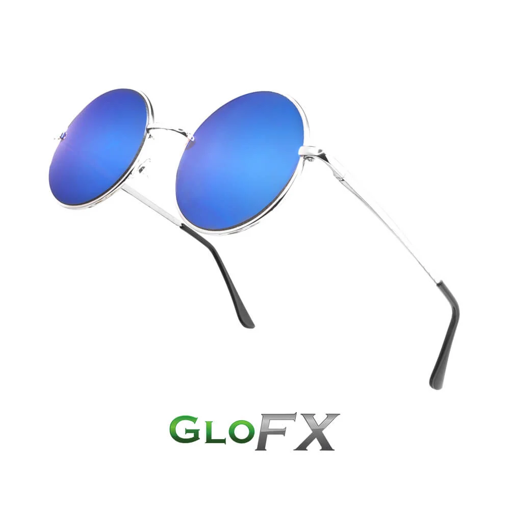 GloFX Imagine Diffraction Glasses Blue Mirror - Image 5