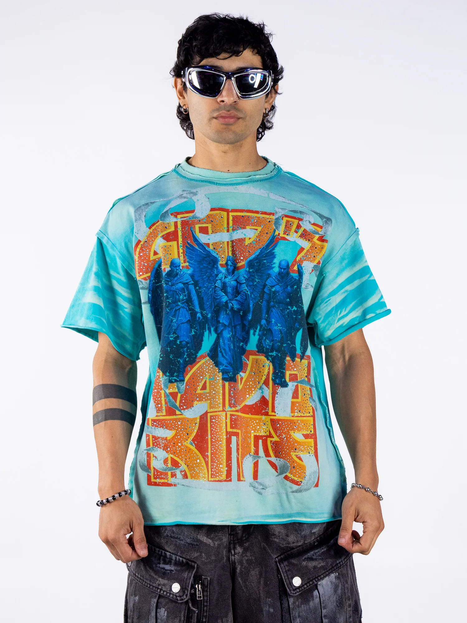 God's Favorite Guardian Men's Blue Tee