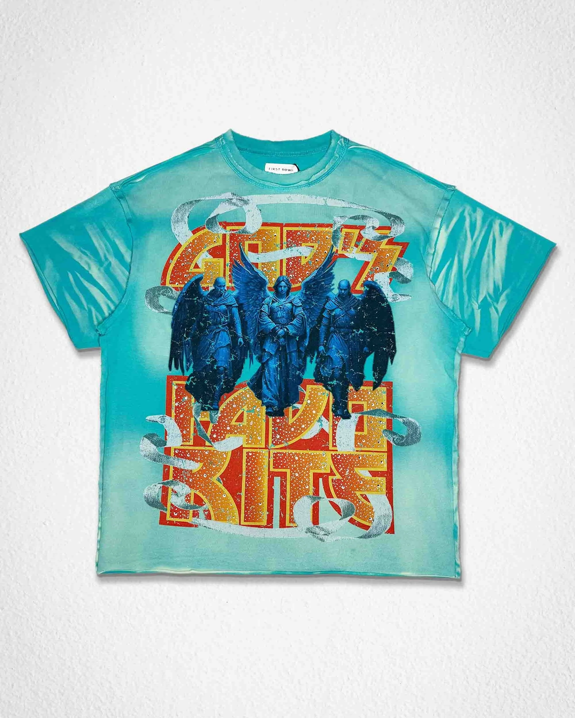 God's Favorite Guardian Men's Blue Tee - Image 8