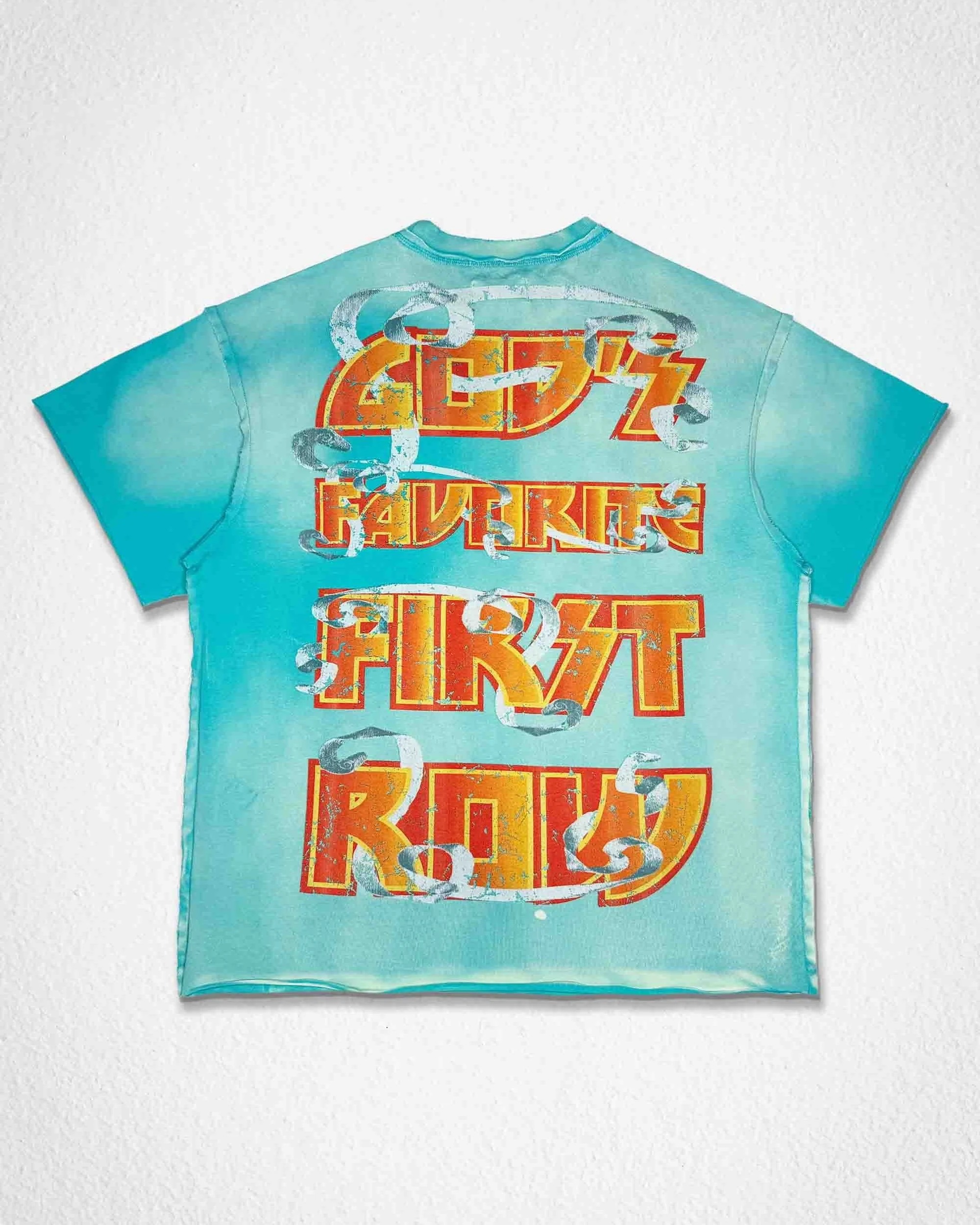 God's Favorite Guardian Men's Blue Tee - Image 9