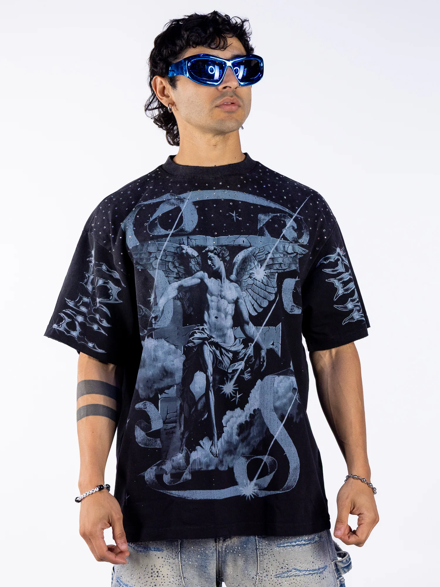 God's Favorite Heavenfall Men's Black Tee
