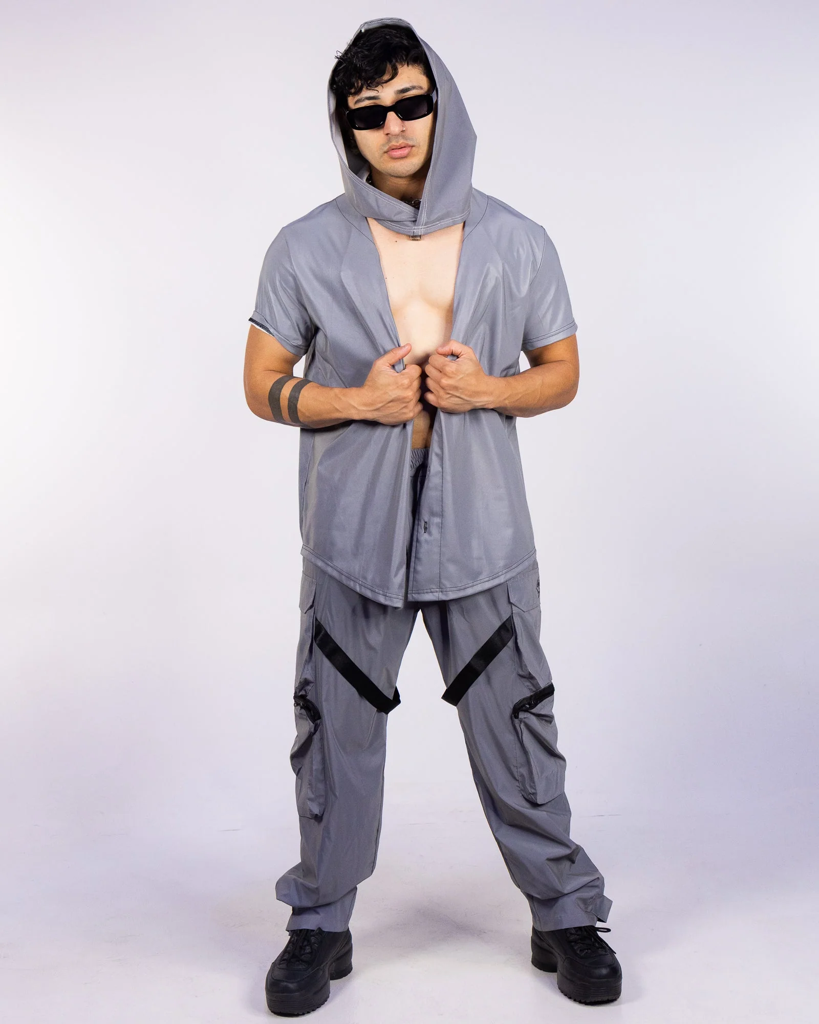 Flash Reflective Unisex Utility Pants - Image 9