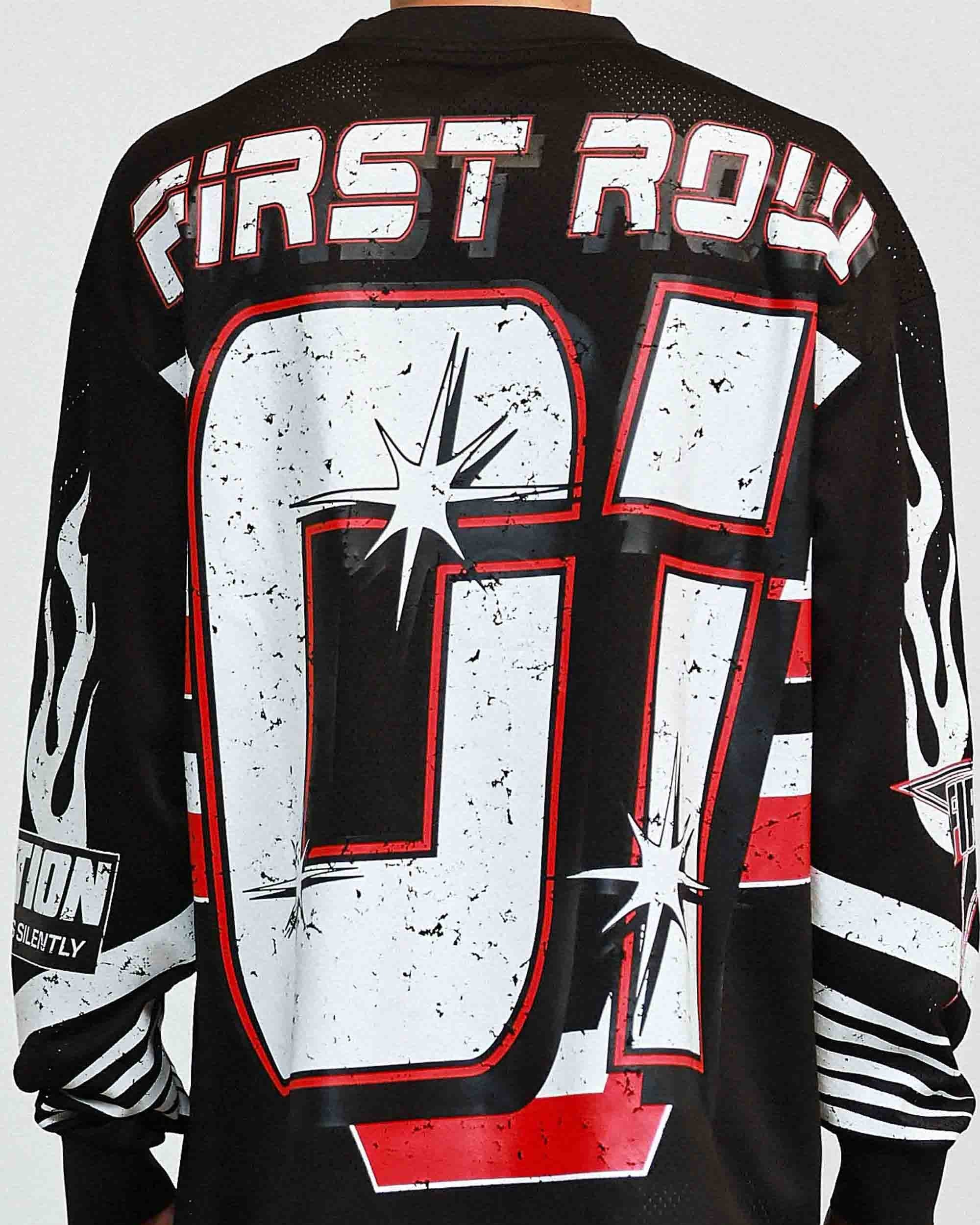 Hard Racing Men's Black Moto Jersey - Image 11