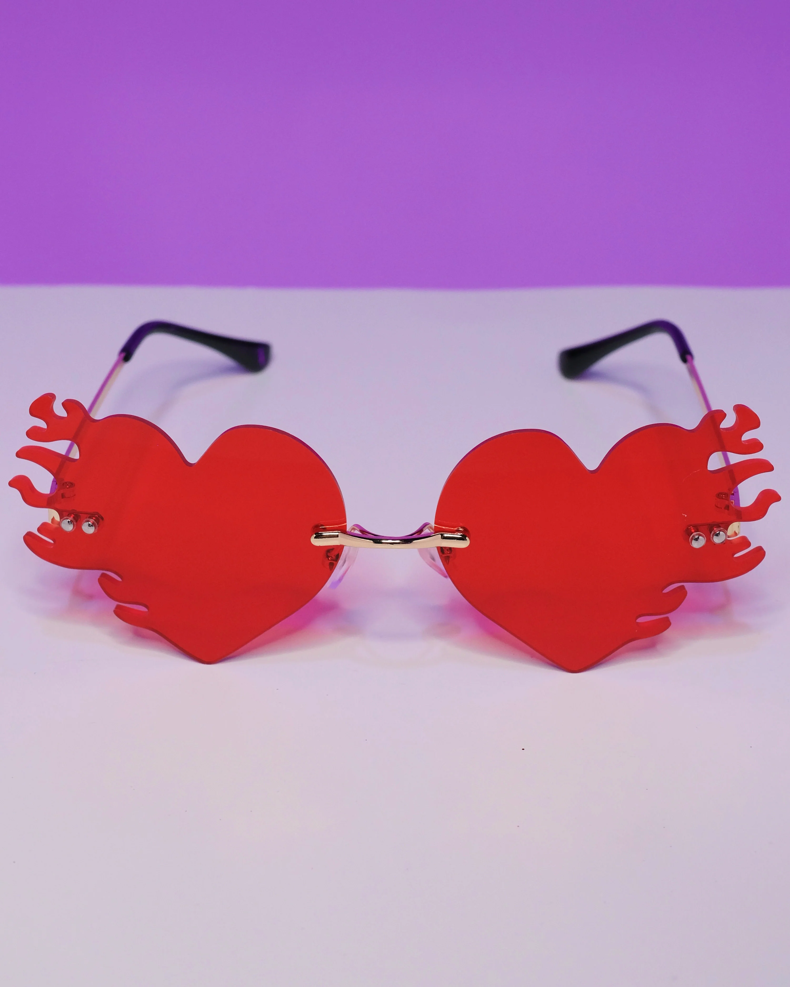 Heart on Fire Sunglasses - Image 2