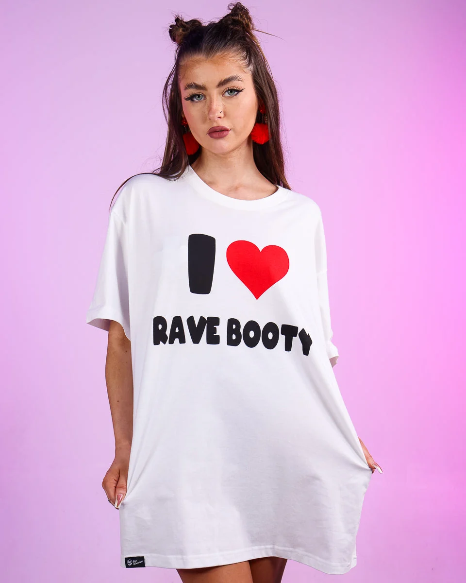I Heart Rave Booty T-Shirt - Image 4