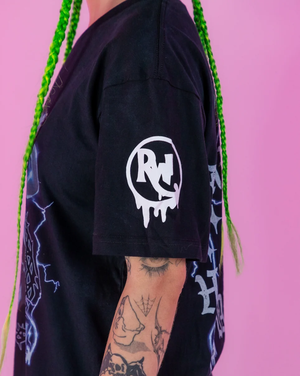 Junkie Kid x Rave Wonderland Lightning Tee - Image 6