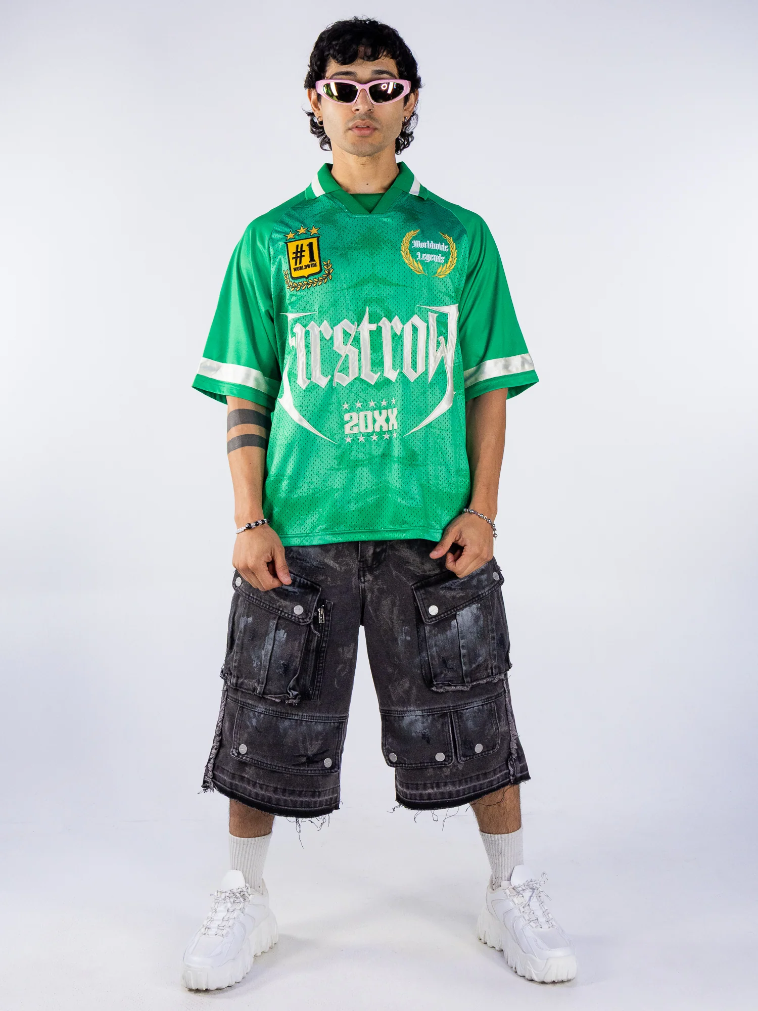 Legacy Force Men's Green Soccer Jersey - Image 2