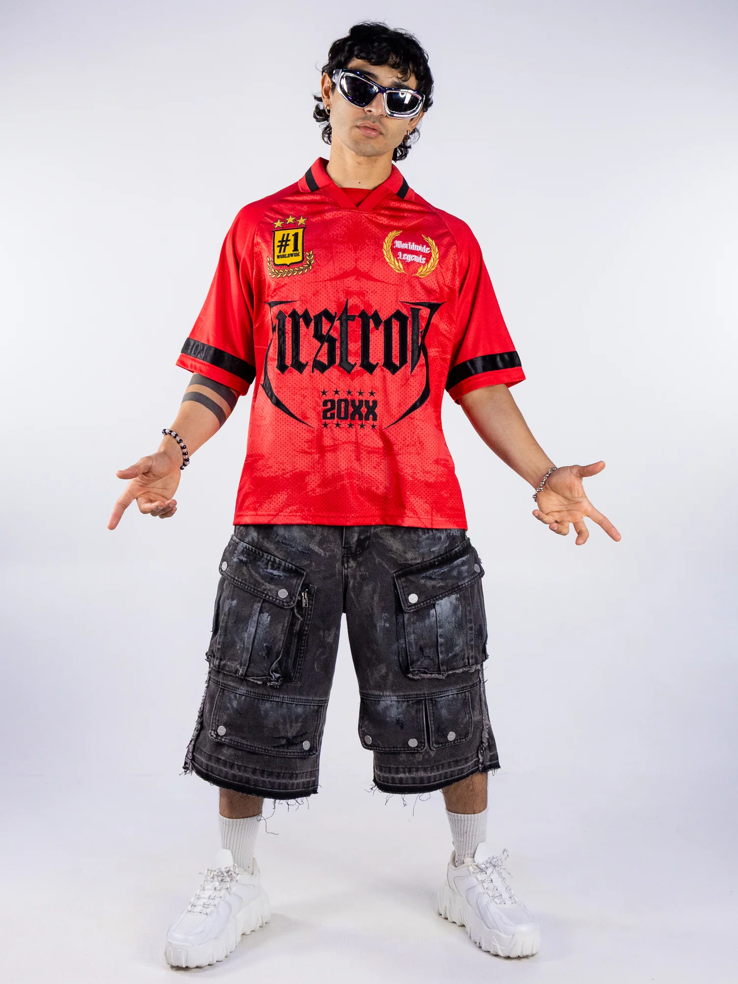 Legacy Force Men's Red Soccer Jersey - Image 2