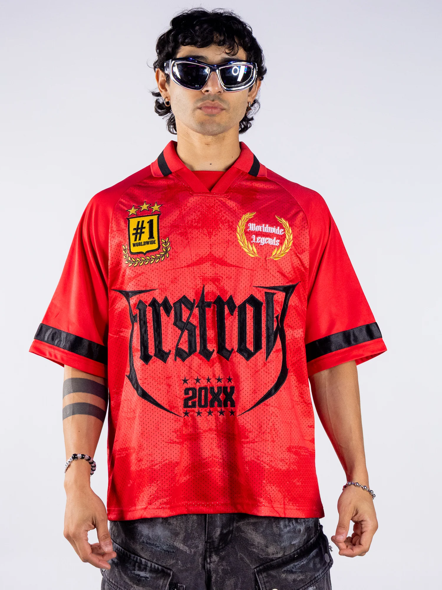 Legacy Force Men's Red Soccer Jersey - Image 3