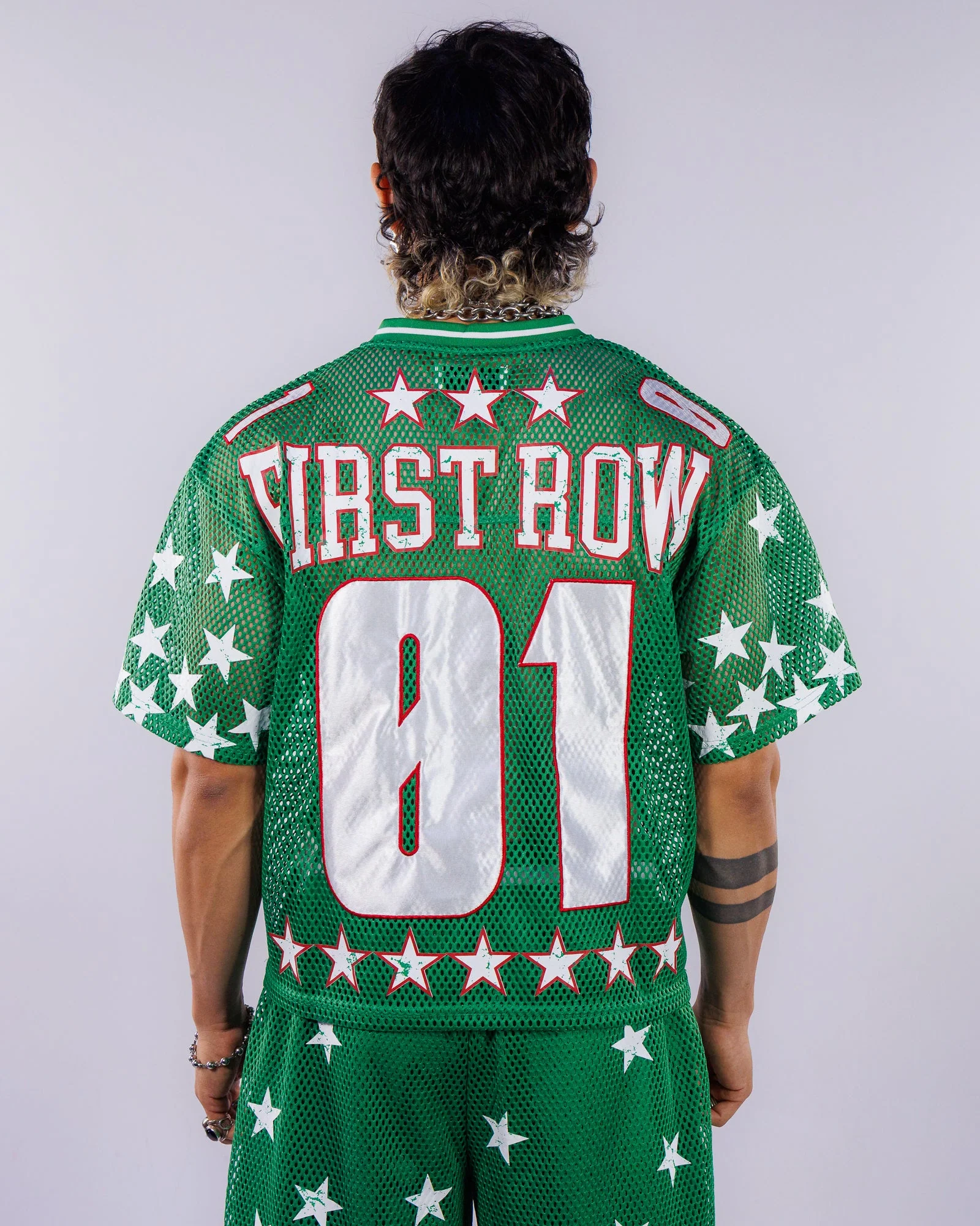 Legends Never Die Men's Green Football Jersey - Image 5